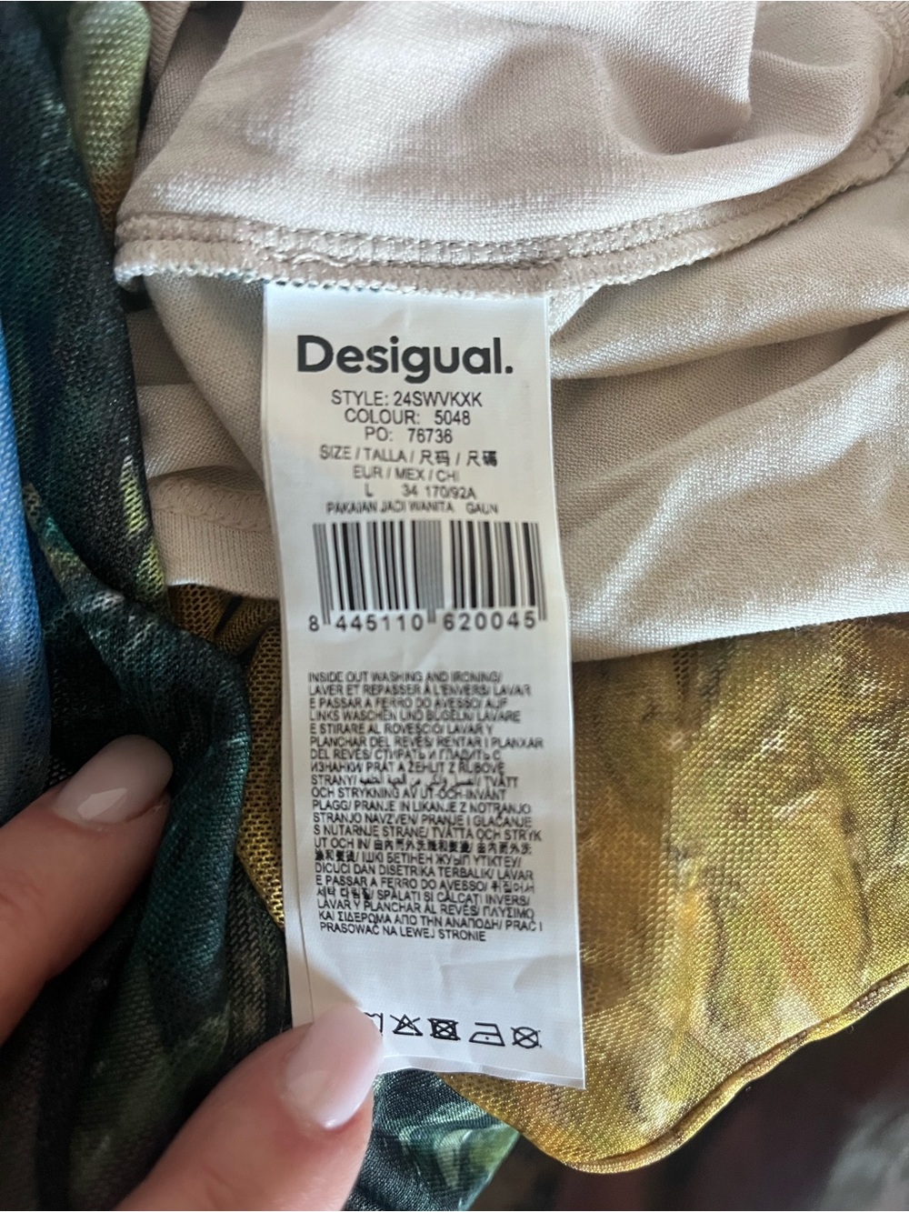 NWT Desigual Van Gogh Short Dress - Picture 6 of 7